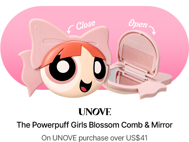 UNOVE The Powerpuff Girls Blossom Comb & Mirror On UNOVE purchase over US$41