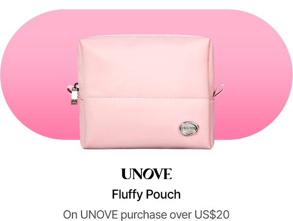 UNOVE Fluffy Pouch On UNOVE purchase over US$20