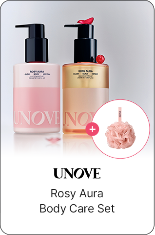 UNOVE Rosy Aura Body Care Set