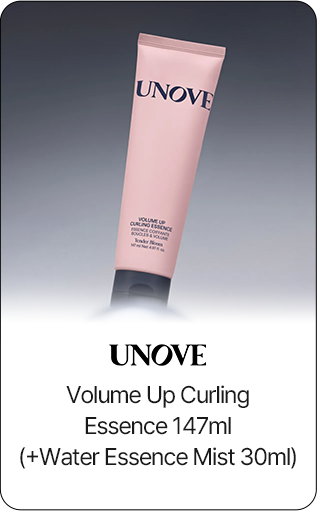 UNOVE Volume Up Curling Essence 147ml (+Water Essence Mist 30ml)