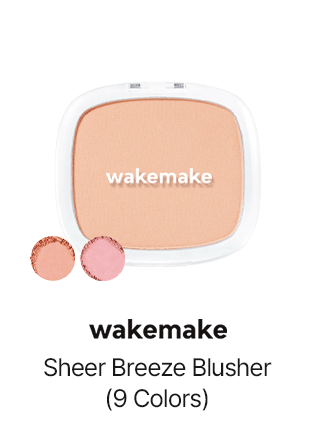 wakemake Sheer Breeze Blusher (9 Colors)