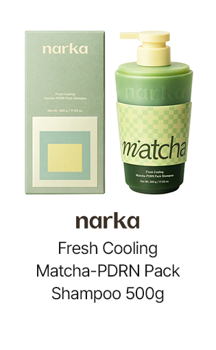 narka Fresh Cooling Matcha-PDRN Pack Shampoo 500g