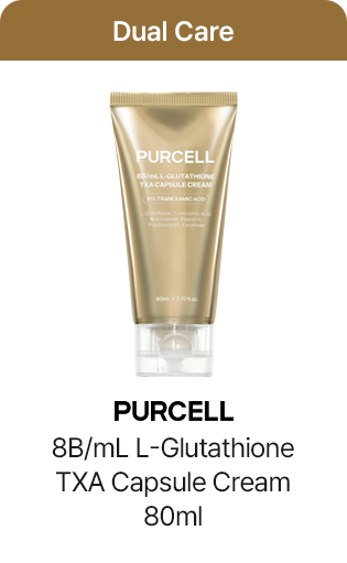 Dual Care - PURCELL 8B/mL L-Glutathione TXA Capsule Cream 80ml
