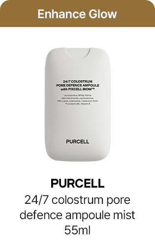 Enhance Glow - PURCELL 24/7 colostrum pore defence ampoule mist 55ml