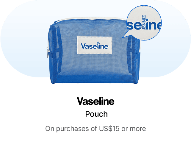 Vaseline Pouch On purchases of US$15 or more