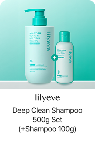 lilyeve Deep Clean Shampoo 500g Set (+Shampoo 100g)