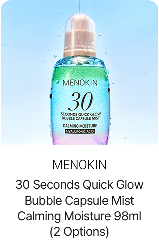 MENOKIN 30 Seconds Quick Glow Bubble Capsule Mist Calming Moisture 98ml (2 Options)