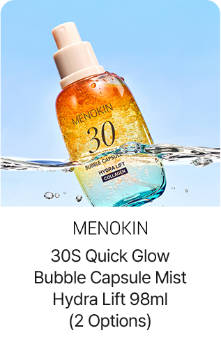 MENOKIN 30S Quick Glow Bubble Capsule Mist Hydra Lift 98ml (2 Options)