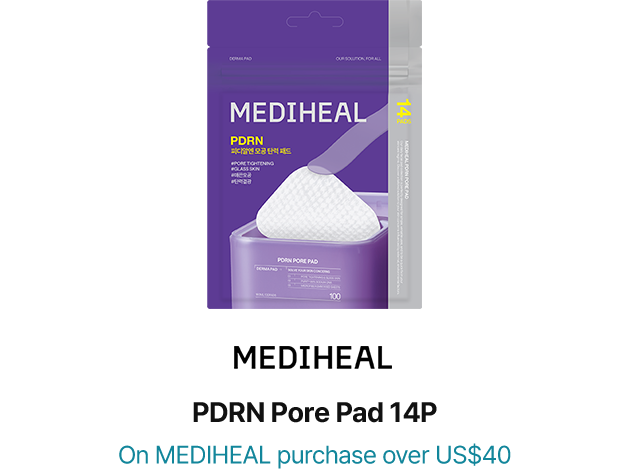 MEDIHEAL PDRN Pore Pad 14P On MEDIHEAL purchase over US$40