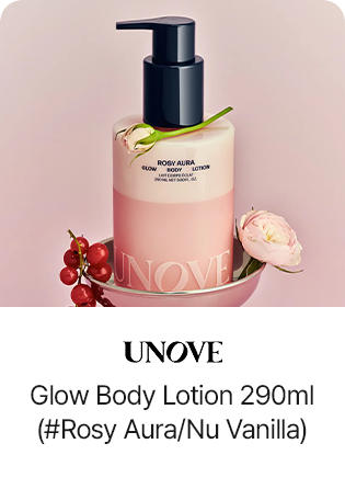 UNOVE / Glow Body Lotion 290ml (#Rosy Aura/Nu Vanilla)