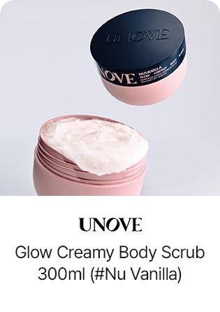 UNOVE / Glow Creamy Body Scrub 300ml (#Nu Vanilla)