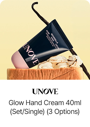 UNOVE / Glow Hand Cream 40ml (Set/Single) (3 Options)