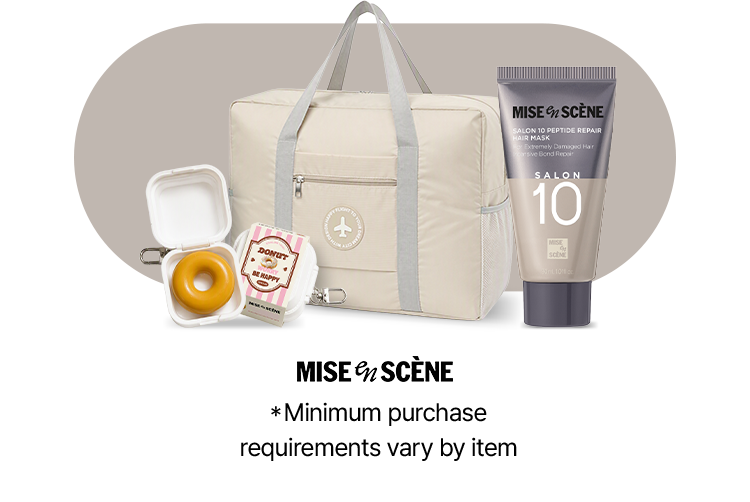 Mise-en-Scène *Minimum purchase requirements vary by item