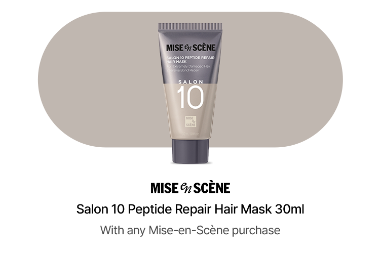 Mise-en-Scène Salon 10 Peptide Repair Hair Mask 30ml With any Mise-en-Scène purchase