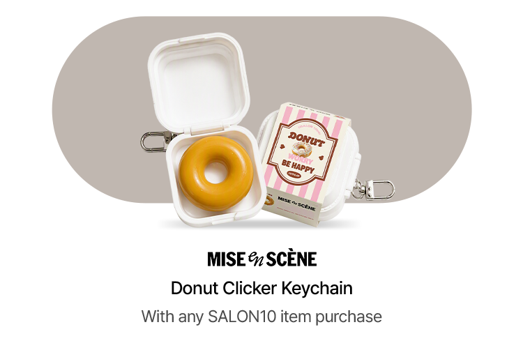 Mise-en-Scène Donut Clicker Keychain With any SALON10 item purchase