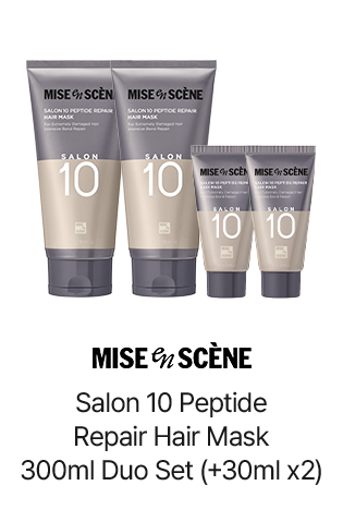 Mise-en-Scène Salon 10 Peptide Repair Hair Mask 300ml Duo Set (+30ml x2)