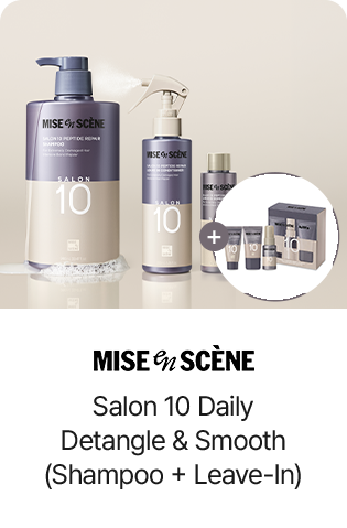 Mise-en-Scène Salon 10 Daily Detangle & Smooth (Shampoo + Leave-In)