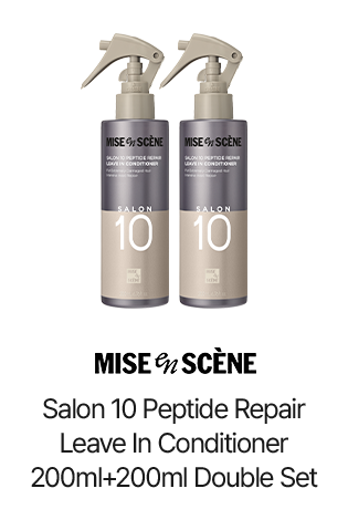 Mise-en-Scène Salon 10 Peptide Repair Leave In Conditioner 200ml+200ml Double Set