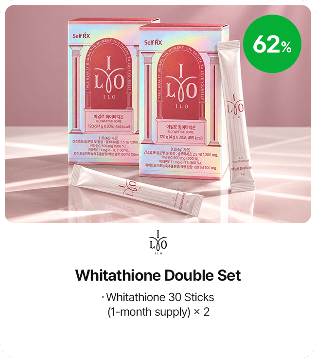 ILO Whitathione Double Set, Whitathione 30 Sticks (1-month supply) x 2, 62% off