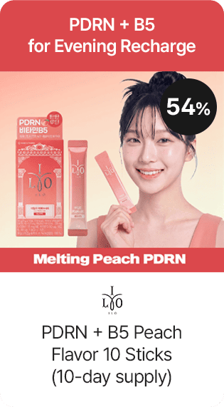 Melting Peach PDRN, PDRN + B5 Peach Flavor 10 Sticks (10-day supply)