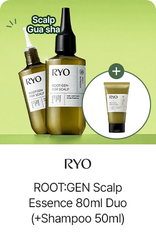 RYO ROOT:GEN Scalp Essence 80ml Duo (+Shampoo 50ml)