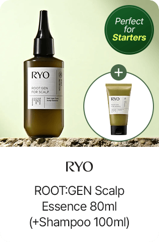 RYO ROOT:GEN Scalp Essence 80ml (+Shampoo 100ml)