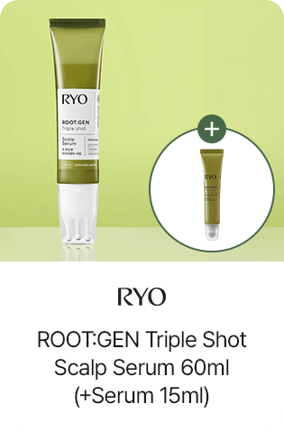 RYO ROOT:GEN Triple Shot Scalp Serum 60ml (+Serum 15ml)