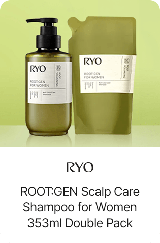 RYO ROOT:GEN Scalp Care Shampoo for Women 353ml Double Pack