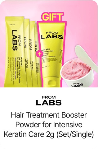 FROMLABS Hair Treatment Booster Powder for Intensive Keratin Care 2g (Set/Single)