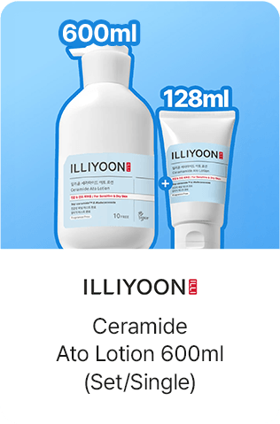 ILLIYOON Ceramide Ato Lotion 600ml (Set/Single)