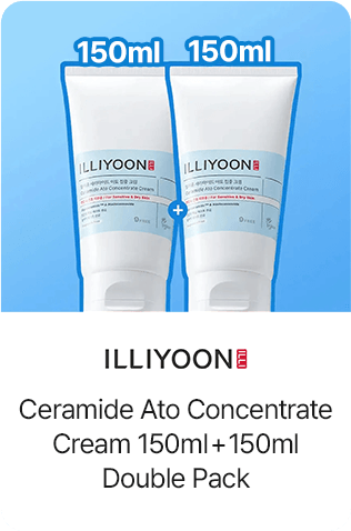 ILLIYOON Ceramide Ato Concentrate Cream 150ml+150ml Double Pack