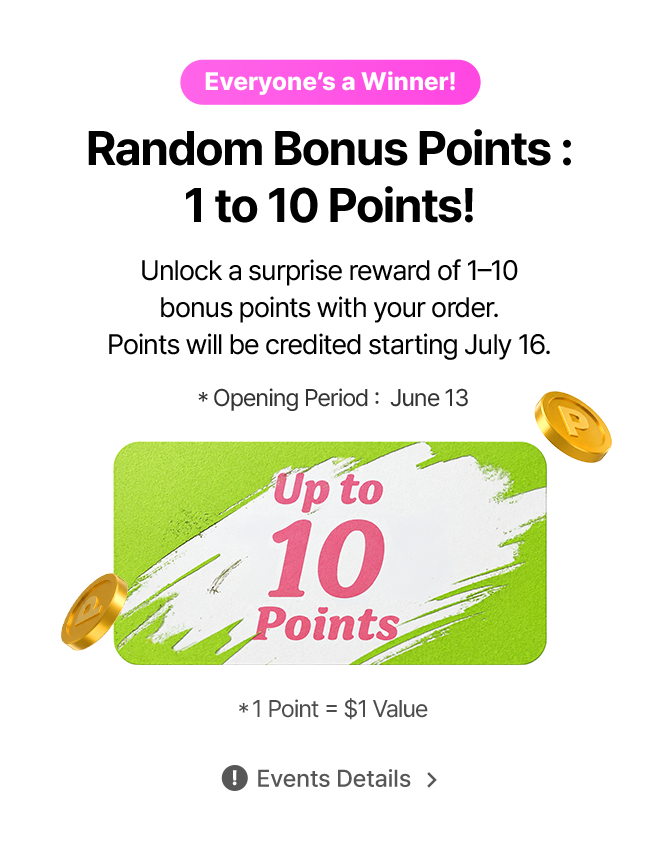 1 Point = $1 Value