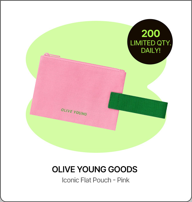 Iconic Flat Pouch - Pink