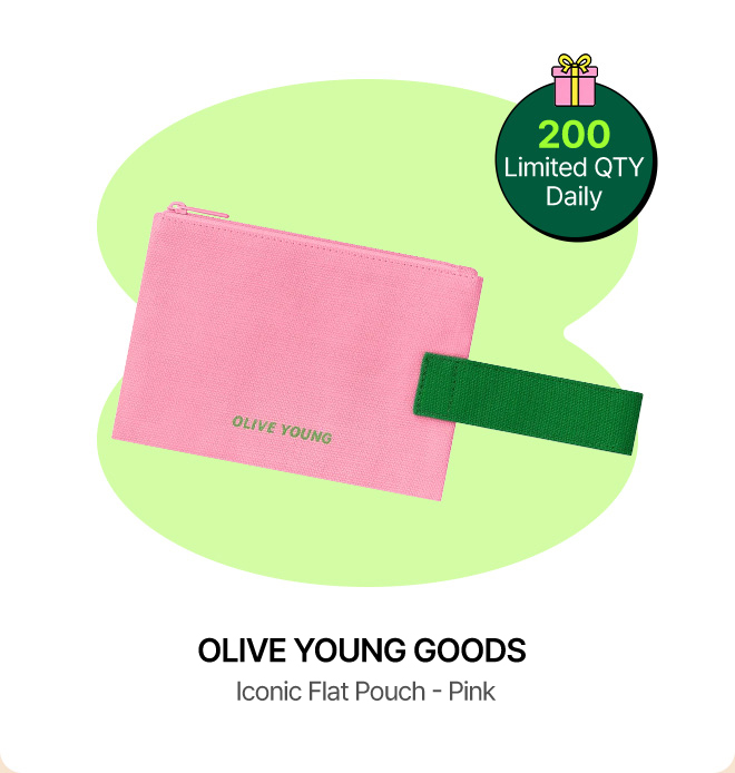 Iconic Flat Pouch - Pink