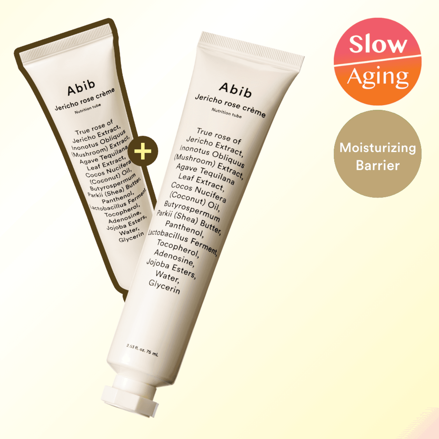 Abib Jericho Rose Cream Nutrition Tube 75mL + 30mL Special Set | OLIVE YOUNG Global