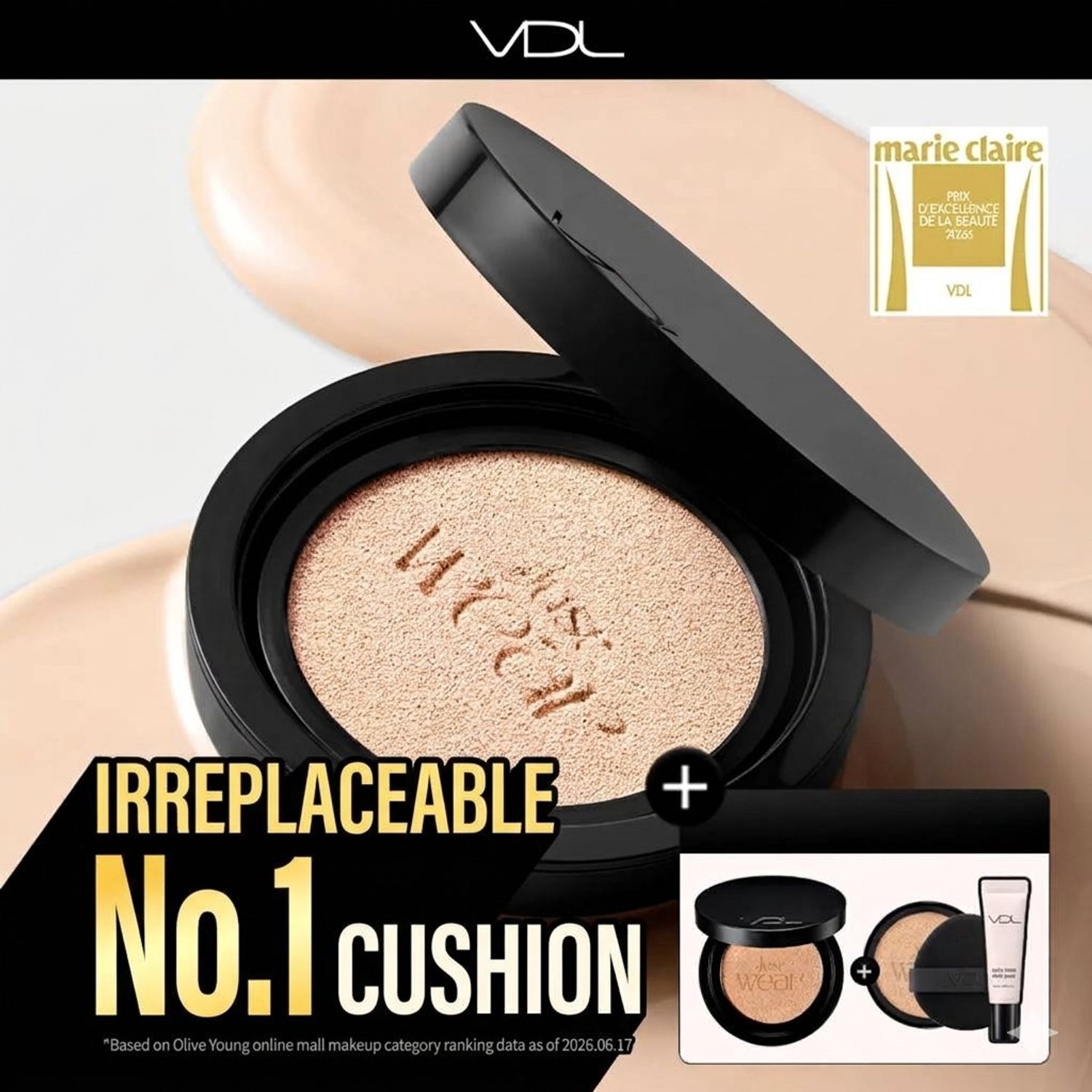 VDL Cover Stain Perfecting Cushion Refill Set (10 Shades) | OLIVE YOUNG Global