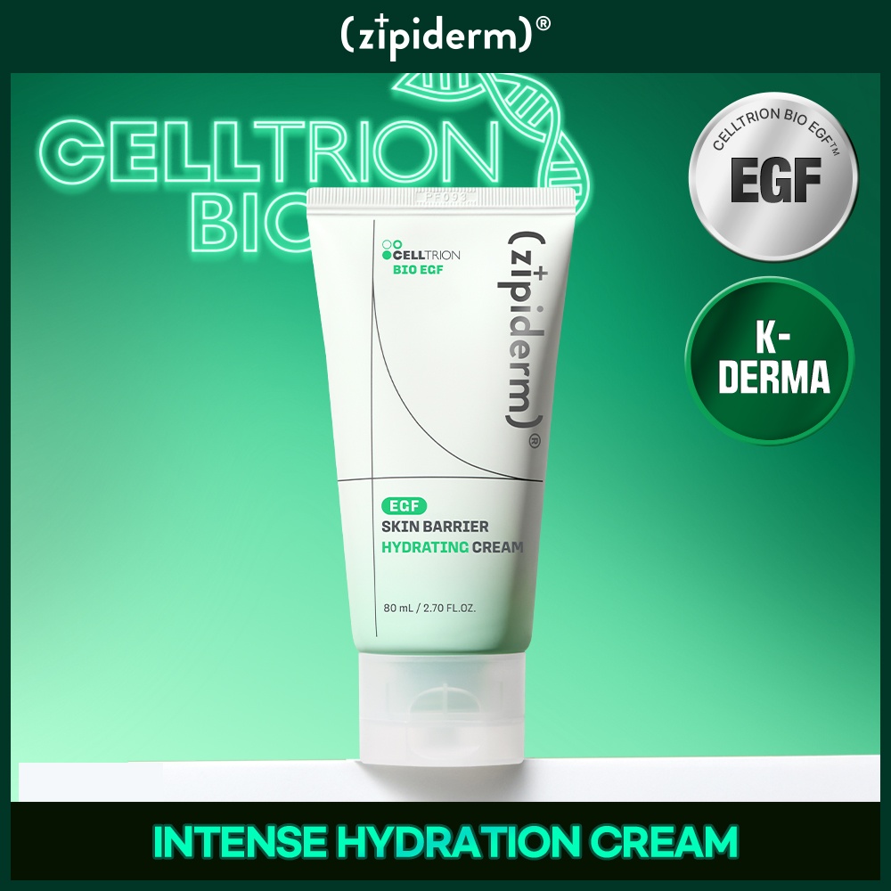Zipiderm EGF Skin Barrier Hydrating Cream 80ml | OLIVE YOUNG Global
