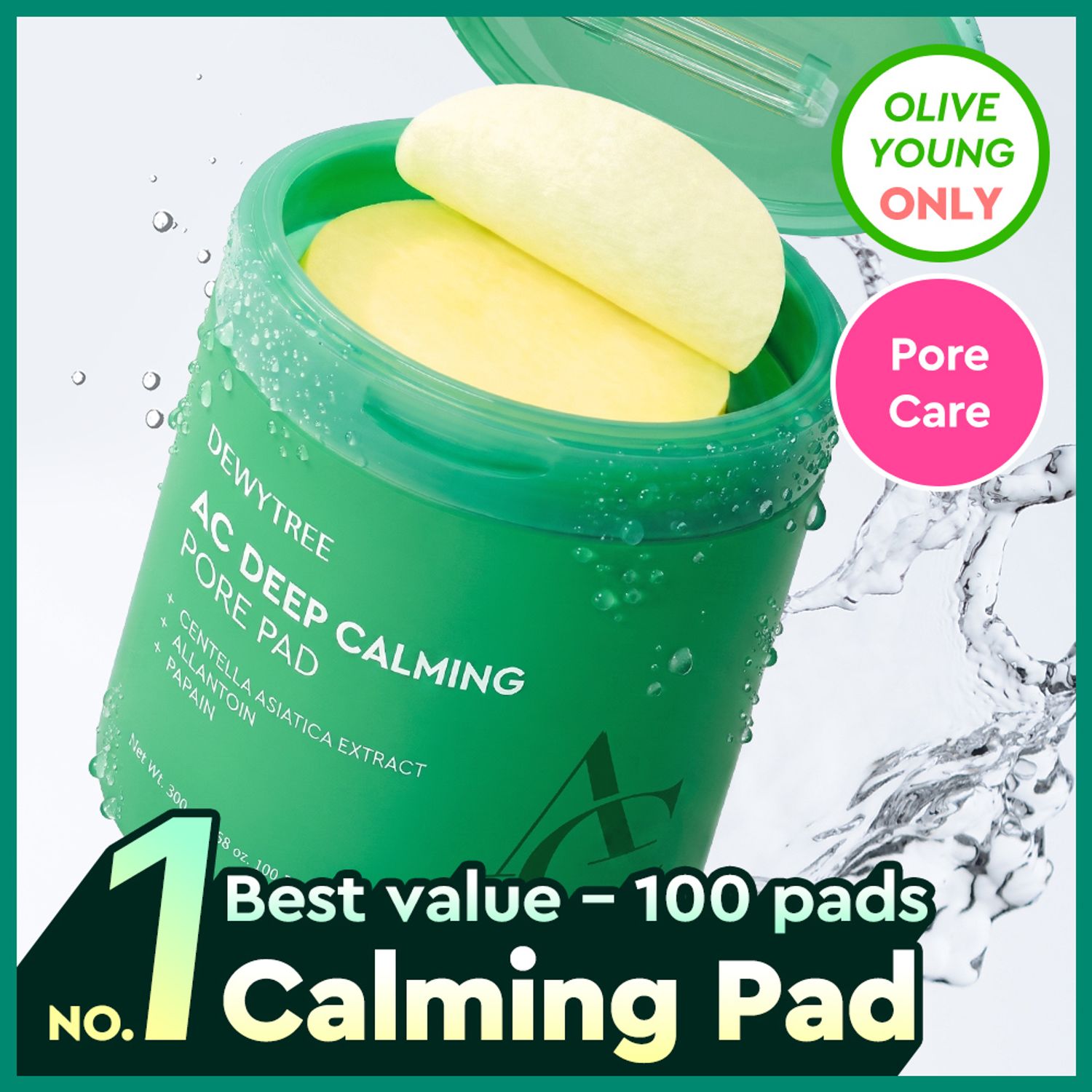 Dewytree AC Deep Calming Pore Pad 100P | OLIVE YOUNG Global