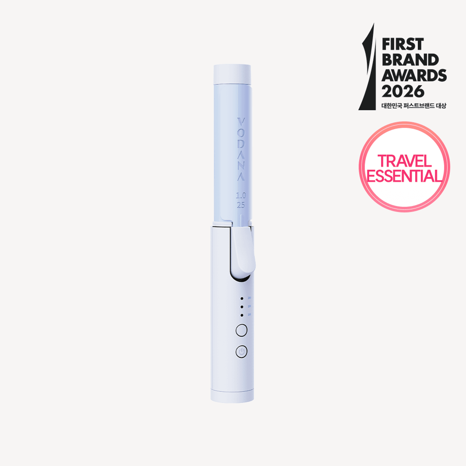 vodana Compact Curling Iron 25mm #Powder Blue | OLIVE YOUNG Global