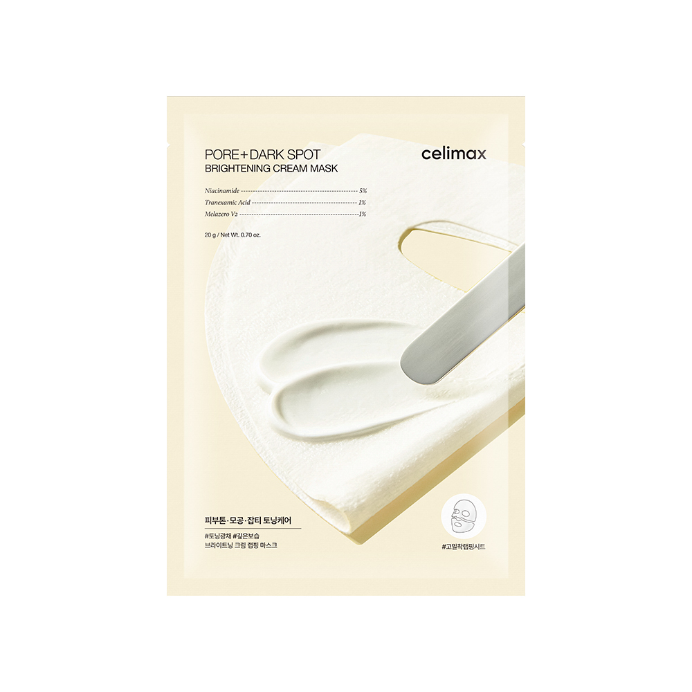 celimax Pore+Dark Spot Brightening Cream Mask Sheet 5ea Set (+1ea