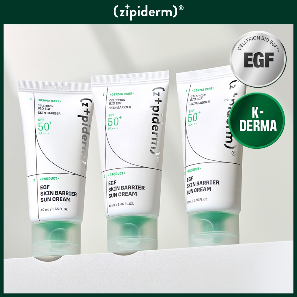 Zipiderm EGF Skin Barrier Sun Cream 40ml | OLIVE YOUNG Global