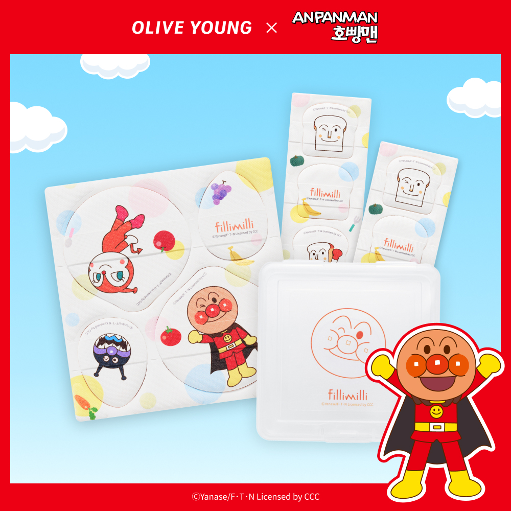 [Anpanman Picnic Day Edition] Fillimilli Tear Off Puff & Mini Finger Puff Set (10P) | OLIVE YOUNG Global