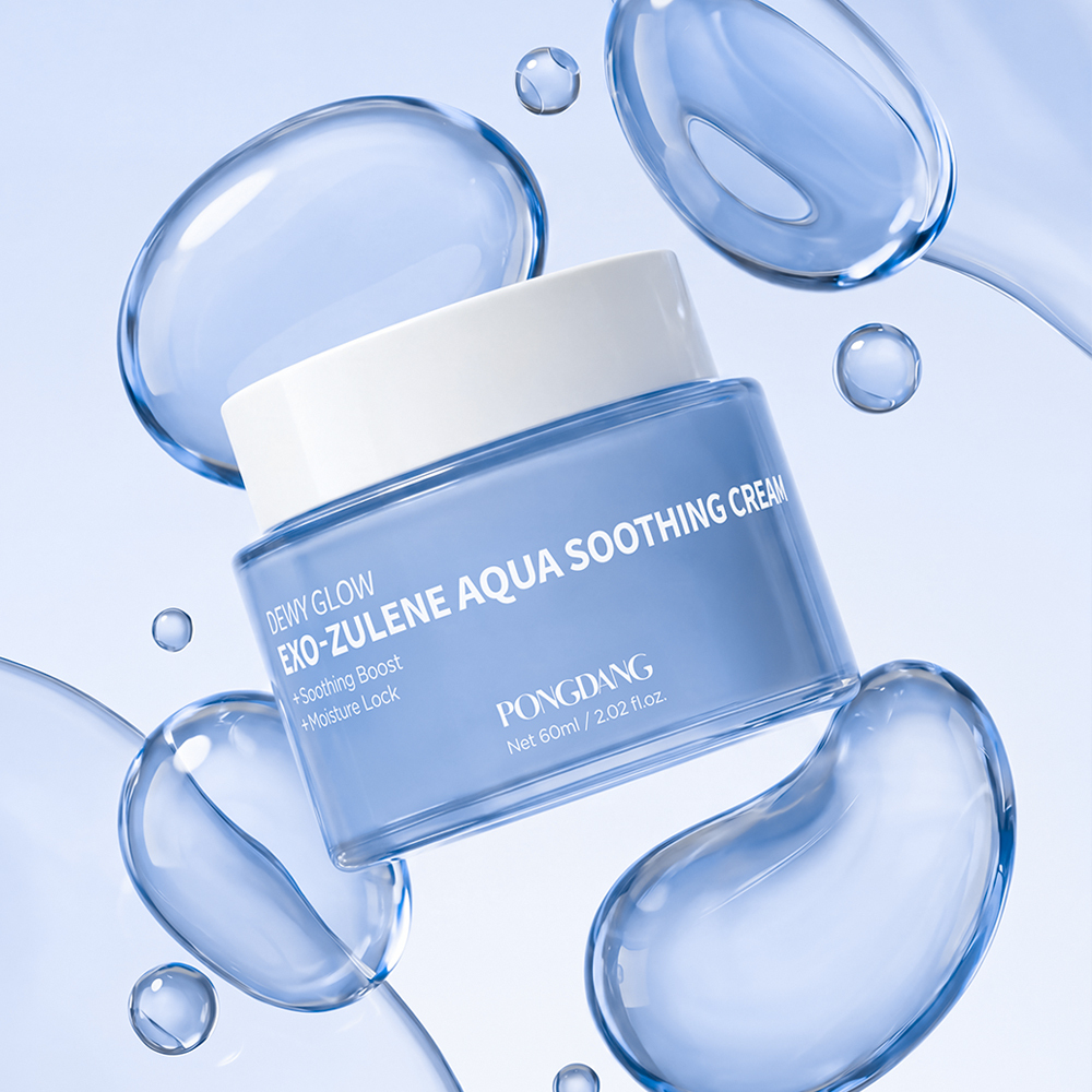 PONGDANG Dewy Glow Exo-Zulene Aqua Soothing Cream 60ml | OLIVE YOUNG Global