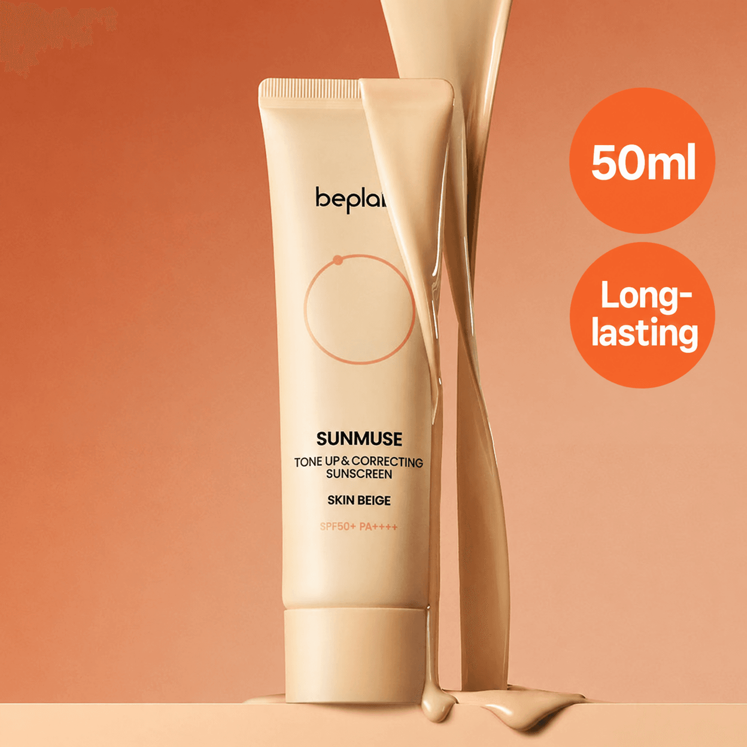 beplain Sunmuse Tone Up & Correcting Sunscreen #Skin Beige 50ml | OLIVE YOUNG Global