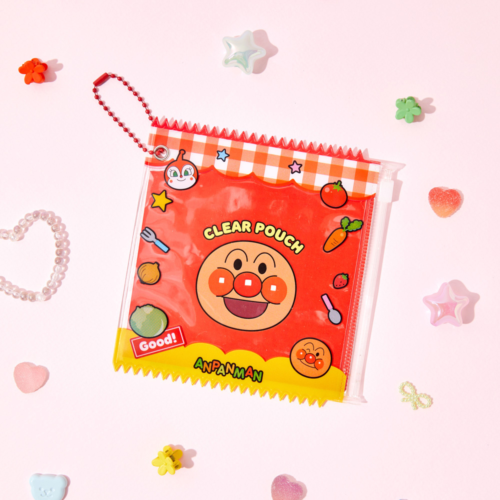 [Anpanman Edition] TENBYTEN Anpanman Clear Pouch | OLIVE YOUNG Global