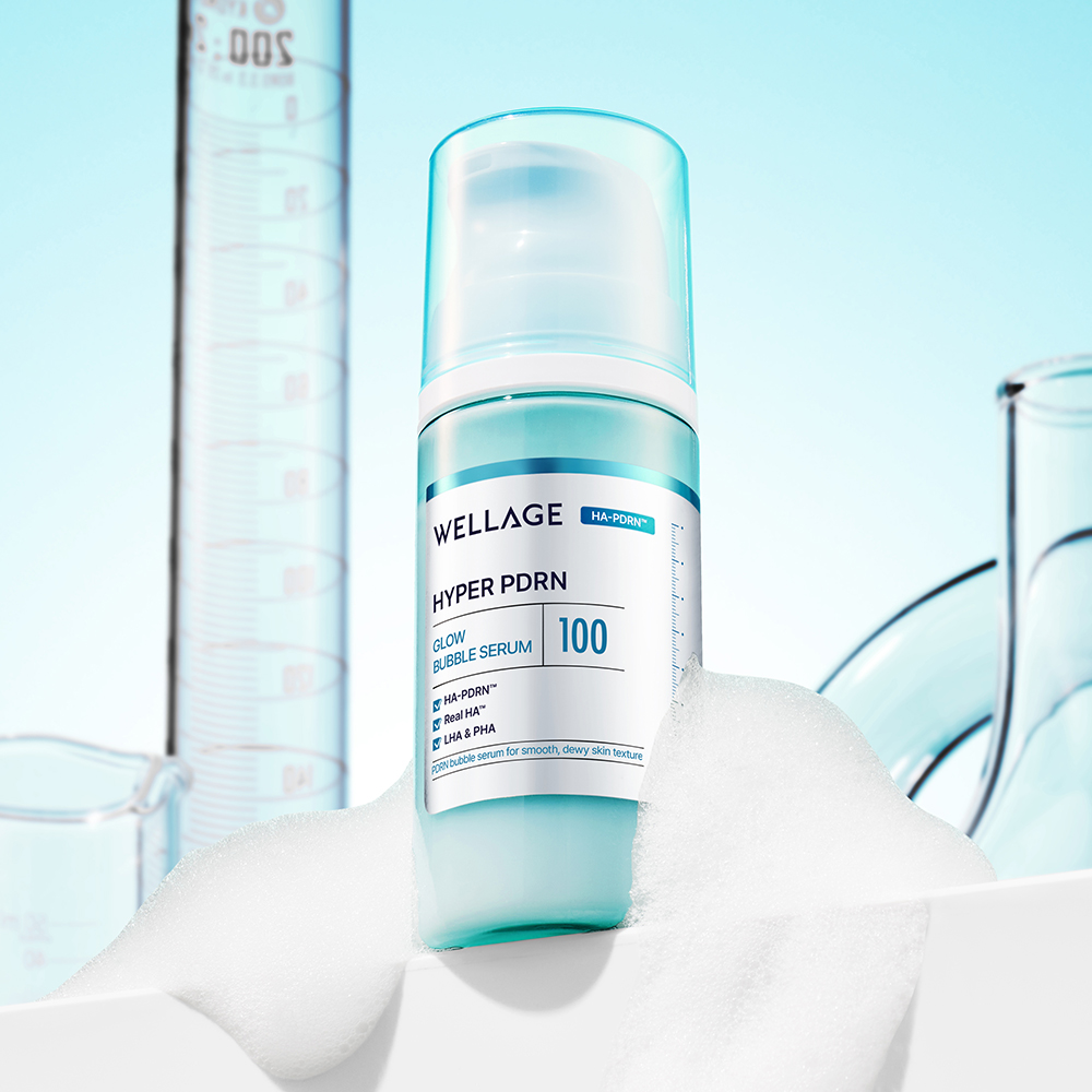WELLAGE Hyper PDRN Glow Bubble Serum 90ml | OLIVE YOUNG Global