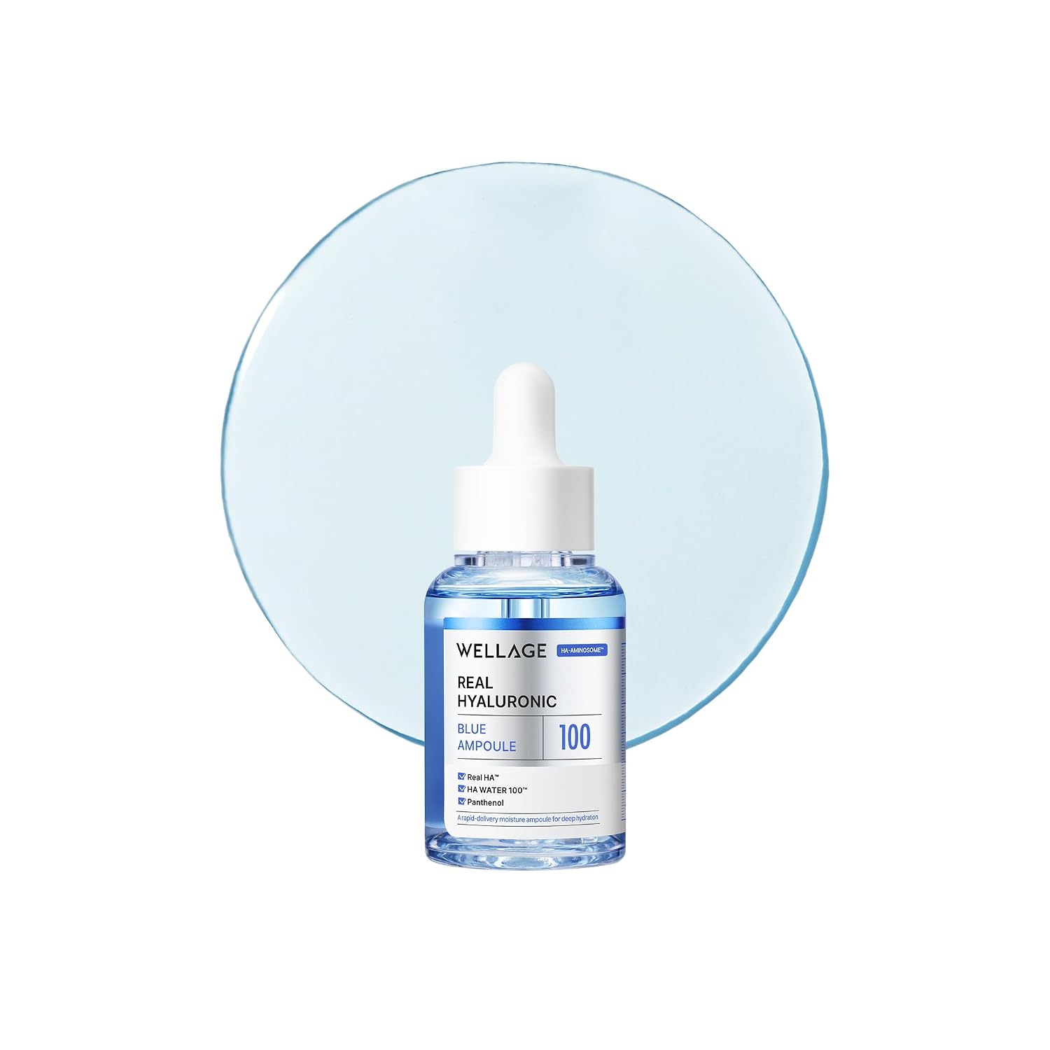 WELLAGE Real Hyaluronic Blue 100 Ampoule 30ml | OLIVE YOUNG Global