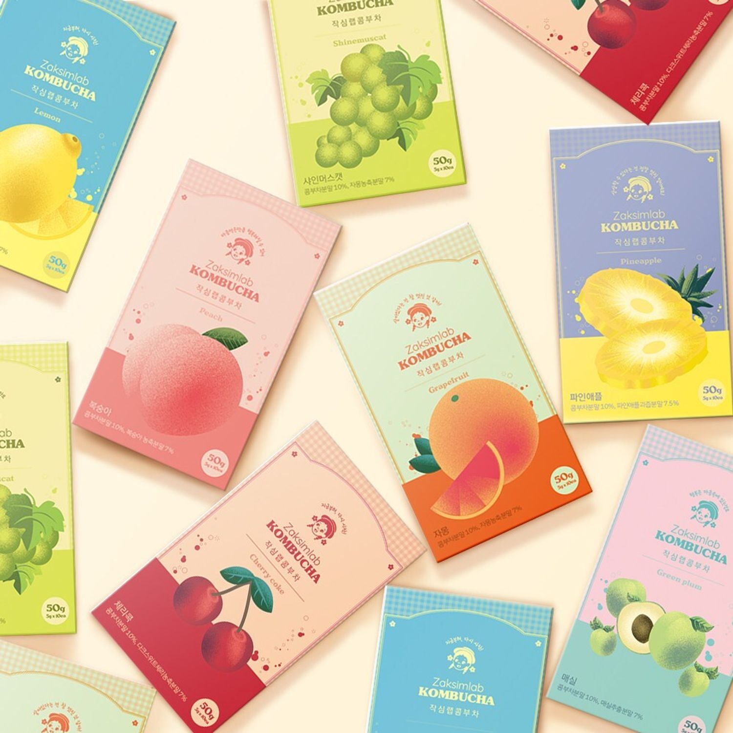 Zaksimlab Kombucha 10 Sticks (11 Options) | OLIVE YOUNG Global