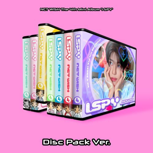 NCT WISH - 4st Mini Album [I SPY] (Disc Pack ver.) (7 in 1 Set