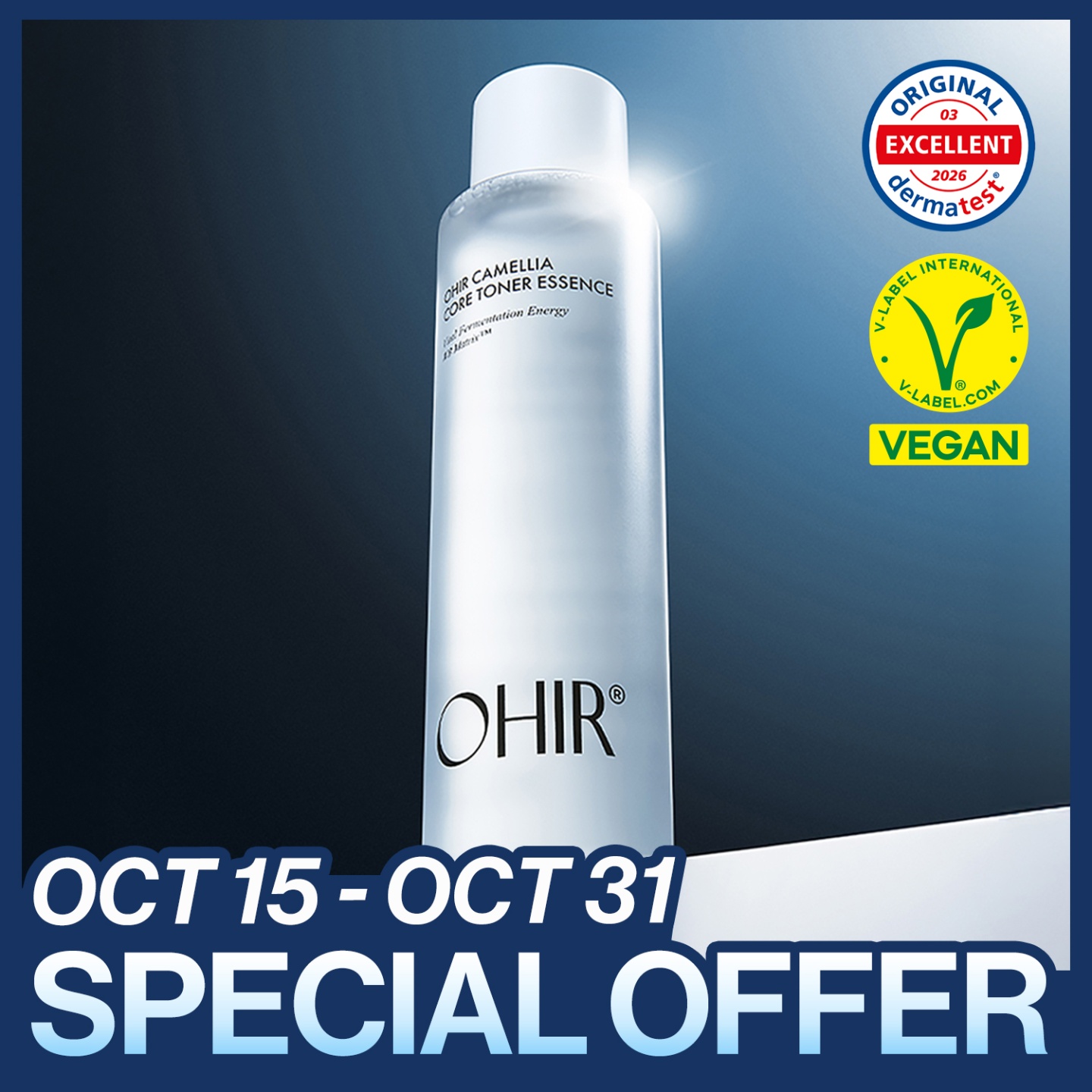 OHIR Camellia Core Toner Essence 200ml | OLIVE YOUNG Global